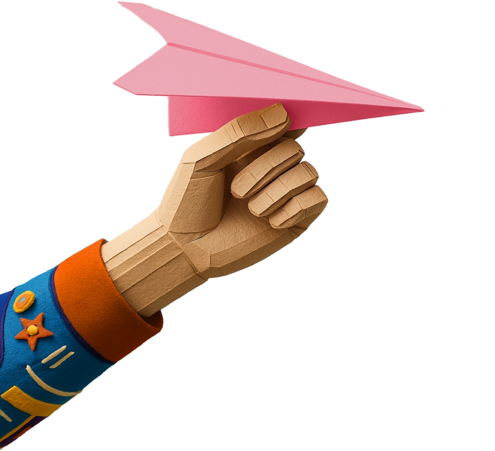 Pink paper envelopes